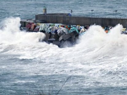 El puerto de Llanes  el pasado 25 de diciembre. 