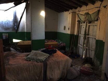 Una vivienda abandonada en La Noria, cerca de Mazatlán.