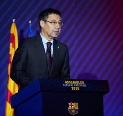 El president del Barça, Josep Maria Bartomeu.