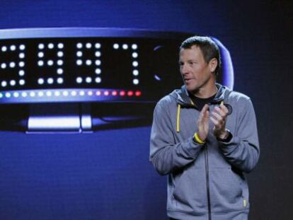 Armstrong, en un evento de Nike en enero.
