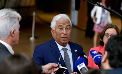 El primer ministro de Portugal, António Costa, el 20 de junio en Bruselas (Bélgica). 