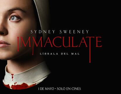 Cartel promocional de la película 'Inmaculate', en cines el 1 de mayo.