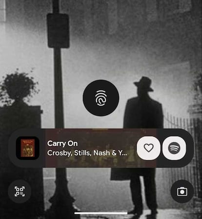 Google Pixel con la función Está sonando en uso