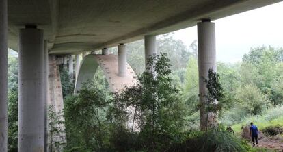 El viaducto de Cedeja, lugar del suceso.