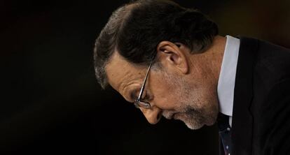 Mariano Rajoy durante la segunda votación de Investidura de este viernes.