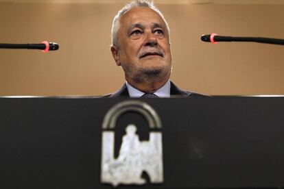 El expresidente de la Junta de Andalucía, José Antonio Griñán, en 2013.
