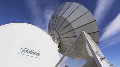 Instalaciones de Telefónica para servicios audiovisuales.