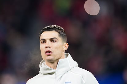 Cristiano Ronaldo, antes de un partido con la Juventus, el pasado día 4.