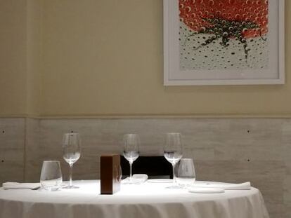 Interior del restaurante Nova, en Ourense.