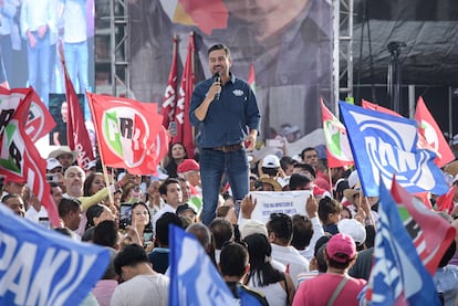 El senador Miguel Ángel Yunes Márquez en Xalapa (Veracruz), en mayo de 2024.