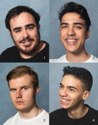 1. Ignacio Cosano, 'Dalesom'. 2. Mario Garzón, 'Sir Ascal'. 3. Jørgen Elgåen, 'Hatrixx'. 4. João Victor Caetano Rabelo, 'Destructor'.