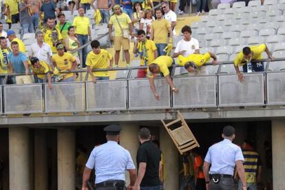 Incidentes en el partido Las Palmas-Córdoba