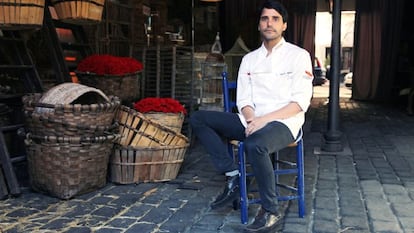 Virgilio Martínez, el pasado lunes, en la Maison G.H. Mumm de Madrid.