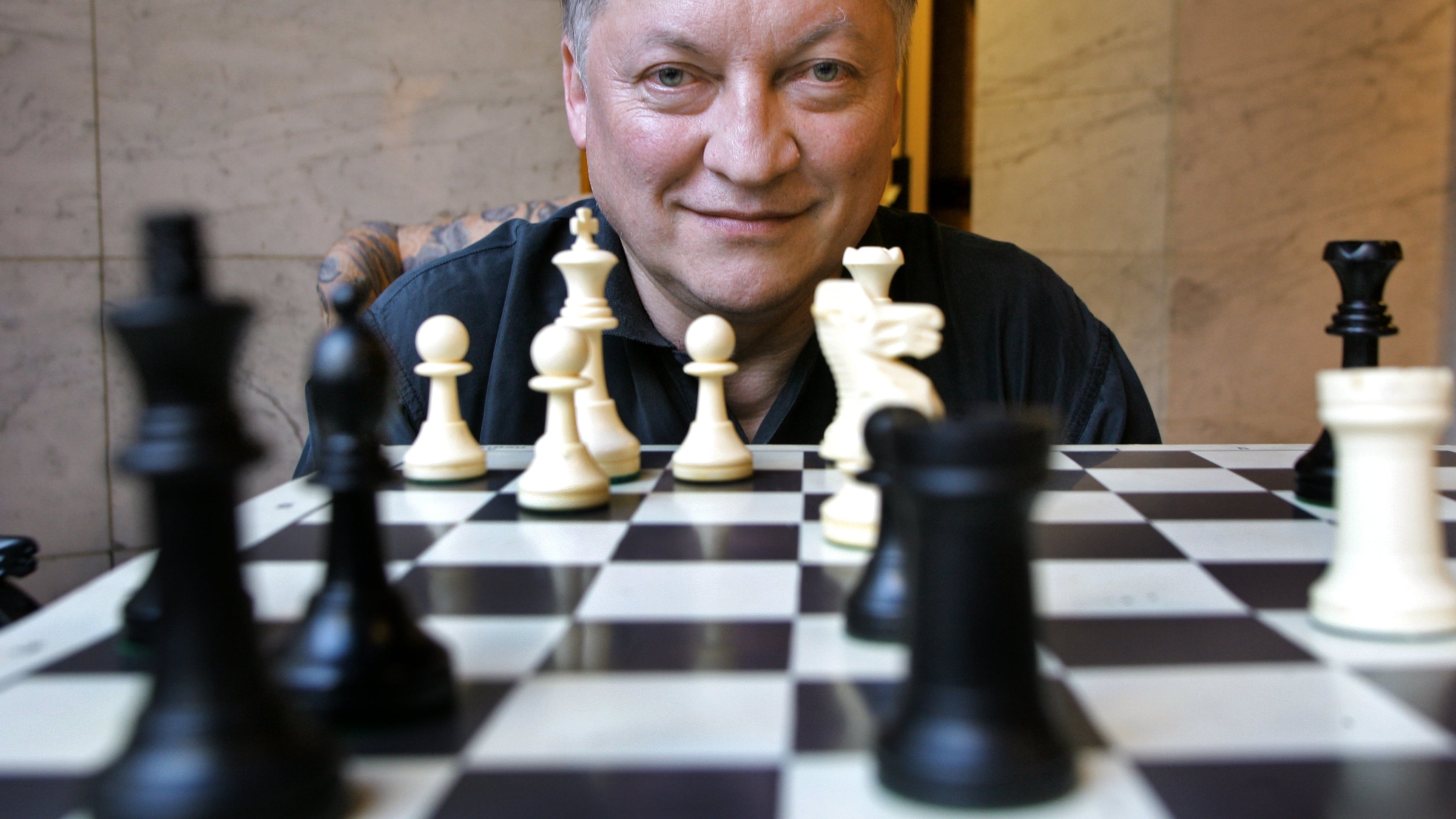 Anatoli Kárpov en Madrid, en 2007