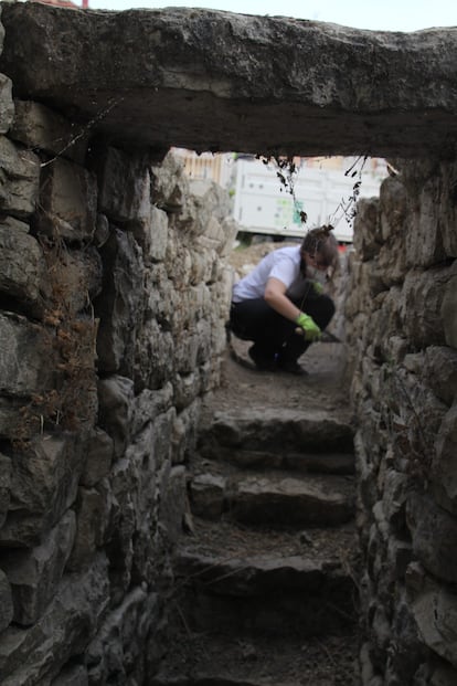 Work at the site of Marroquíes Bajos, in a photo provided by the Jaén City Council.