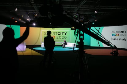 El plató de televisión donde se celebra la Smart City Live.