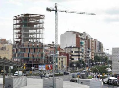 La Torre Malaya, en el paseo de Sant Antoni.