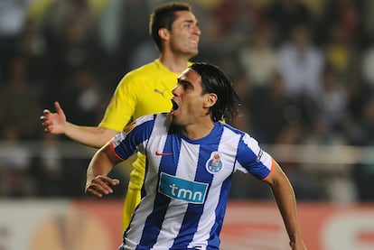Falcao fue determinante en la eliminatoria, marcó cuatro goles en la ida y en la vuelta anotó el segundo de su equipo que sentenció al Villarreal.