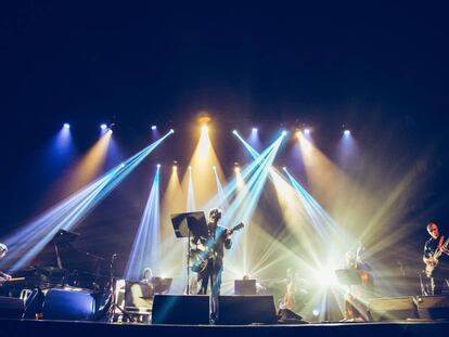 Los Planetas, en su concierto en Bilbao.