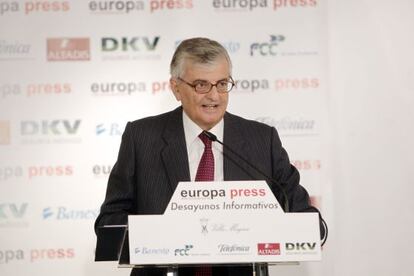 Eduardo Torres Dulce, Fiscal General del Estado, en los desayunos de Europa Press.