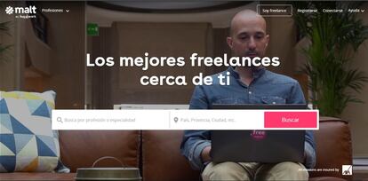 <a href="https://www.malt.es/" target="_blank">Malt</a> es una recién llegada a España, pone en contacto a empresas que necesitan ejecutar proyectos con profesionales a los que asegura el pago.