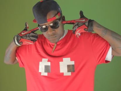 El cantante de hip hop keniano Abbas Kubaff.