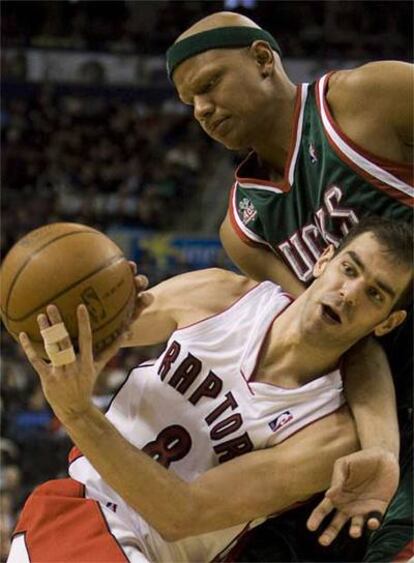 José Manuel Calderón, durante el partido ante Milwaukee Bucks