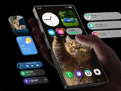Uso de un móvil Samsung Galaxy