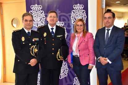 Tocornal, segundo por la izquierda, el día de su presentación oficial en 2018 en el Ayuntamiento de Fuengirola. Foto obtenida de la página web del Consistorio malagueño.