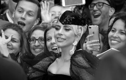 Lady Gaga, durante el estreno de 'Ha nacido una estrella' en el Festival de Cine de Toronto, el pasado septiembre.