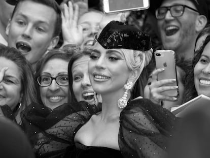 Lady Gaga, durante el estreno de 'Ha nacido una estrella' en el Festival de Cine de Toronto, el pasado septiembre.