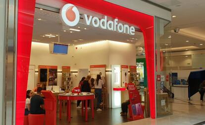 Una tienda de Vodafone.