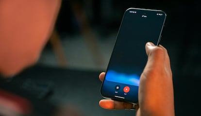 Uso de IA en un smartphone