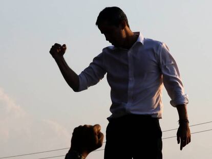 Juan Guaidó en un evento en San Mateo Anzoategui.