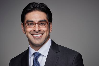 Retrato de Anil Soni, nuevo CEO de la Fundación de la Organización Mundial de la Salud