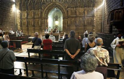 Misa en la catedral de València.