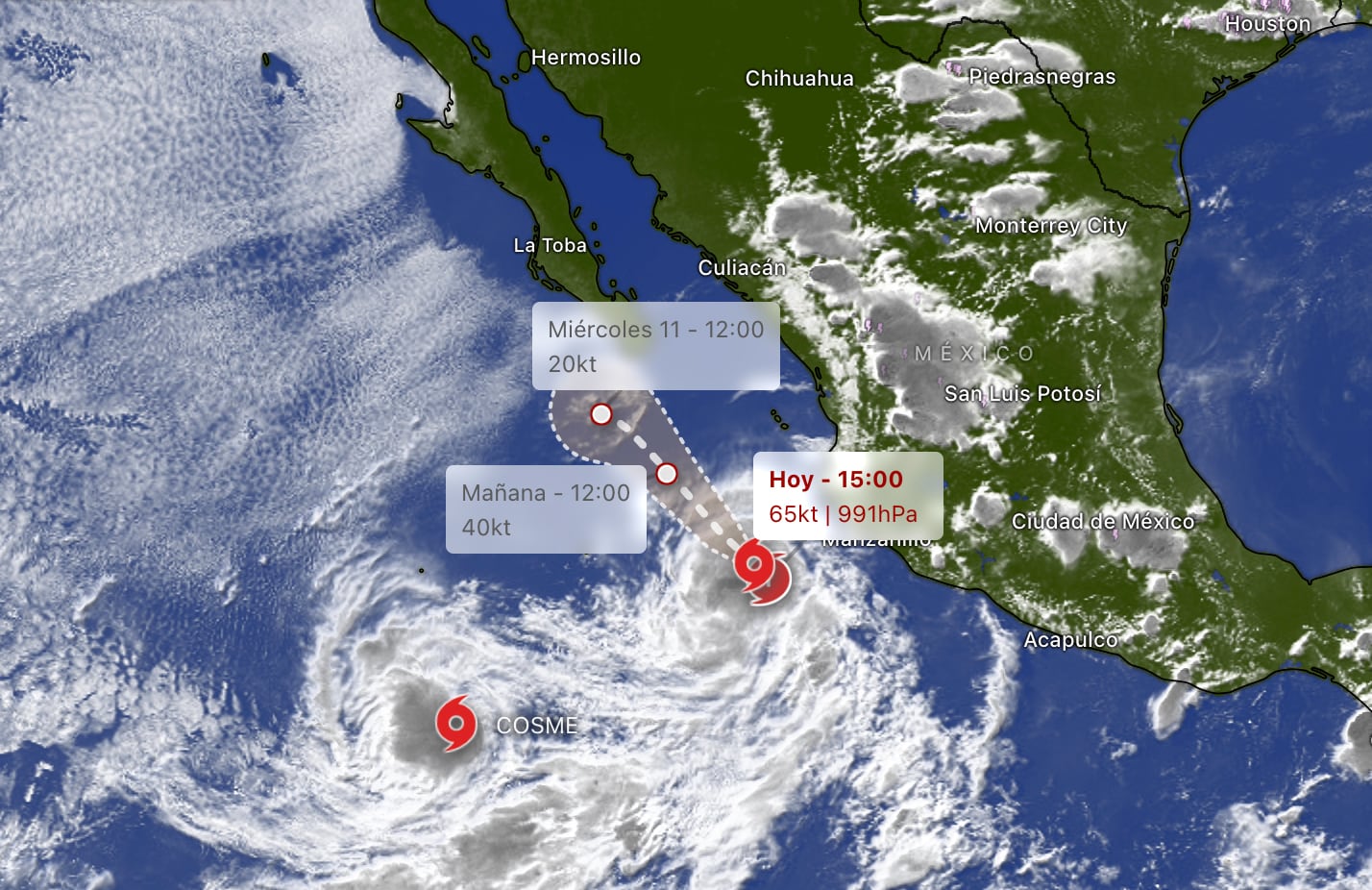 Huracán ‘Bárbara’: trayectoria, pronóstico y zonas afectadas Publicado por Últimas noticias: la última hora de hoy en EL PAÍS