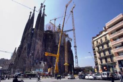 La Sagrada Família de Barcelona.