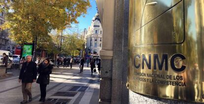 Sede de la CNMC, en Madrid.