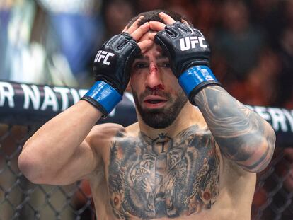 Ilia Topuria, campeón mundial de UFC en la categoría de peso pluma.