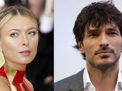 Mar&iacute;a Sharapova y Andr&eacute;s Velencoso. 