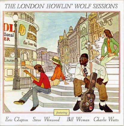 Howlin' Wolf album cover, 'The London Sessions'.