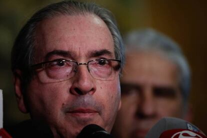 Eduardo Cunha embarga a voz e se emociona ao renunciar &agrave; presid&ecirc;ncia da C&acirc;mara. 