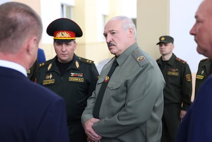 Lukashenko, presidente bielorruso, en la localidad de Shklov, el pasado 16 de junio.