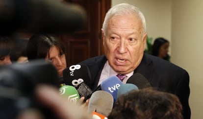 Jos&eacute; Manuel Garc&iacute;a-Margallo en el Congreso el pasado 30 de diciembre. 