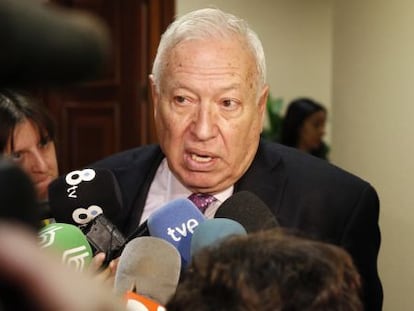 Jos&eacute; Manuel Garc&iacute;a-Margallo en el Congreso el pasado 30 de diciembre. 