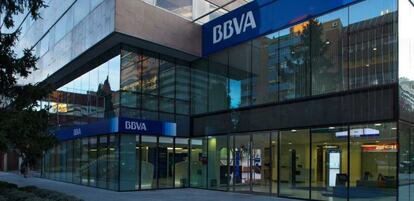 Imagen de una oficina de BBVA.