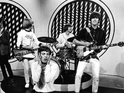 The Rolling Stones en el programa de televisión ‘Thank Your Lucky Stars’, en 1965.