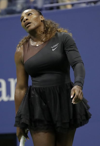 A vitória de Serena Williams, em 69 minutos, dá razão à Nike, que respondeu à Federação Francesa de Tênis com esta frase: "Você pode tirar o uniforme da super-heroína, mas nunca seus superpoderes".