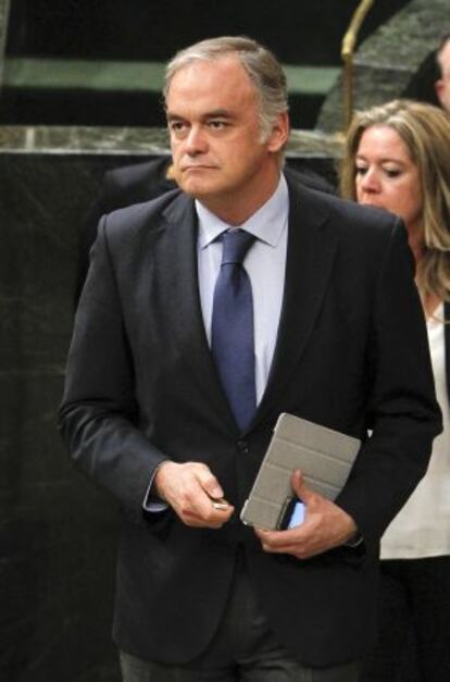 Esteban González Pons, ayer en el Congreso.